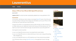 Desktop Screenshot of louwrentius.com