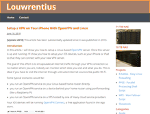 Tablet Screenshot of louwrentius.com
